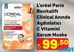 LOREAL PARİS REVİTALİFT CLİNİCAL ANINDA AYDINLATICI C VİTAMİNİ SERUM MASKE fiyat ve kampanya bilgisi